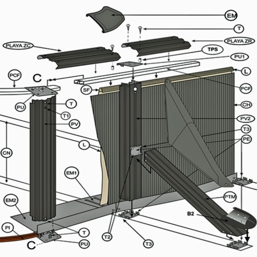 Ricambi per piscina serie KEA KIT610GF