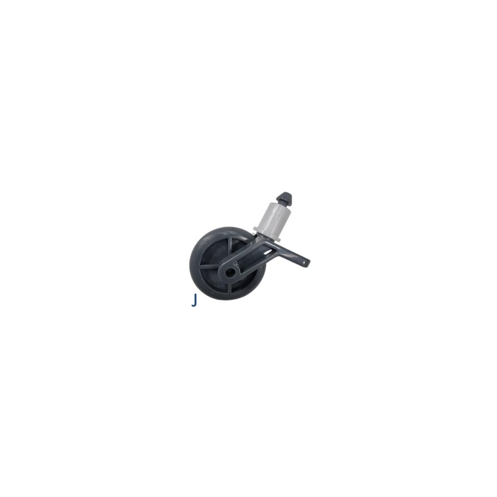 Ruote Ricambio GRE Wet Runner RBR75 RBR120 – P1165-ZJ4 | GRE Piscine
