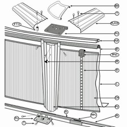 Ricambi per piscina serie Fidji KIT460ECO