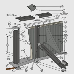 Ricambi per piscina serie Cerdena KIT730PO