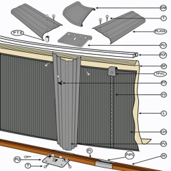 Ricambi per piscina serie Iraklion KIT460P