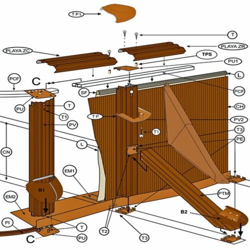 Ricambi per piscina serie Mauritius KITPROV738WO