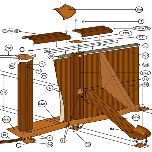 Ricambi per piscina serie Pacific KIT730W