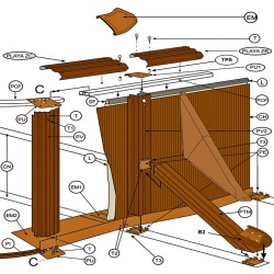 Ricambi per piscina serie Sicilia KIT503W