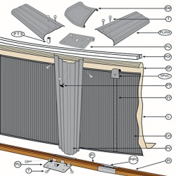 Ricambi per piscina serie Barbados-Java KIT460NRT